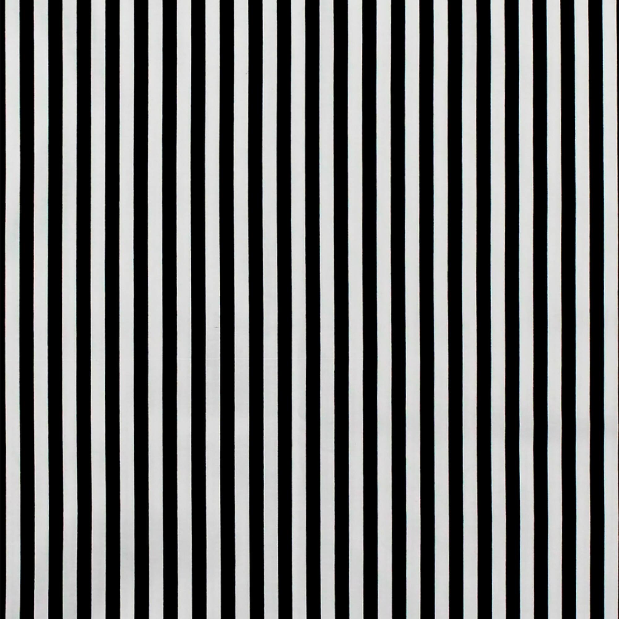 Camelot Fabrics Mixology Black & White Stripes Cotton Fabric
